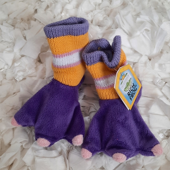 Rich Frog Birdie Booties Beastly Baby Bird Theme NWT 0-6M Newborn - Picture 2 of 8